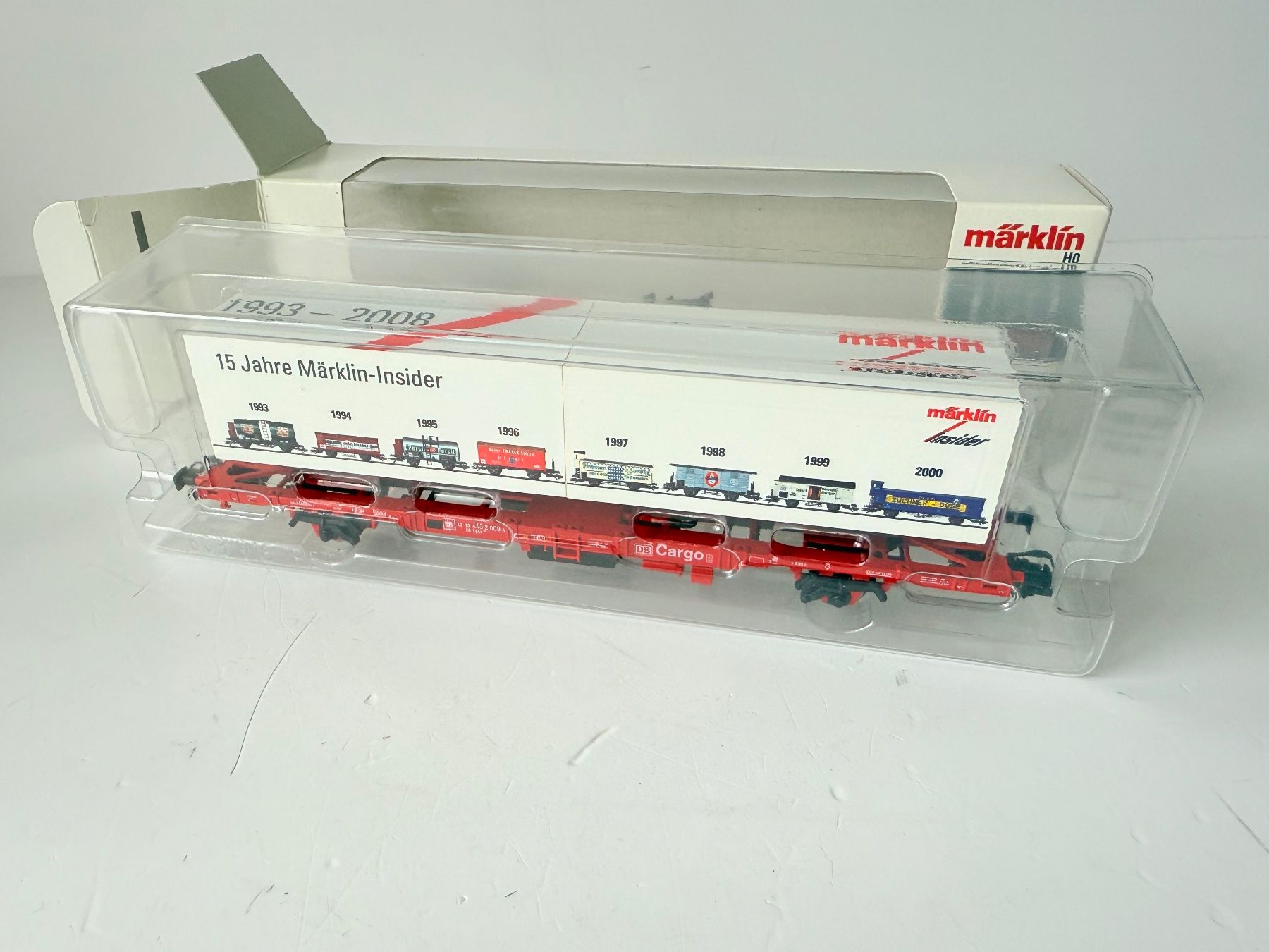 Modellini di ferrovie: Märklin HO- Containertragwagen – Usato da Zwingen venduto da moje1 2