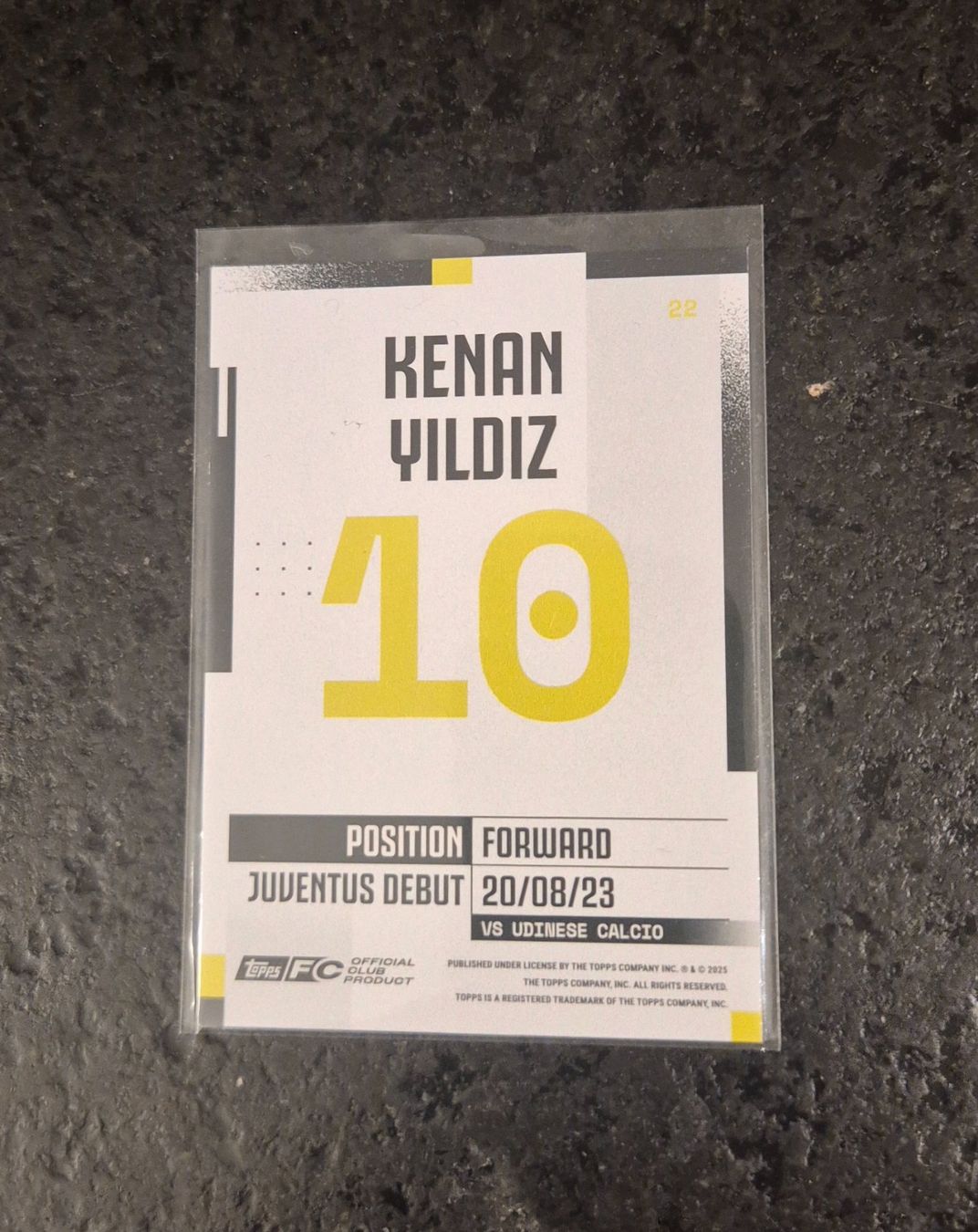 Topps Carte collezionabili: Kenan Yildiz /75 - Juventus - Topps – Nuovo (secondo la descrizione) da Burg AG venduto da Danoe 1