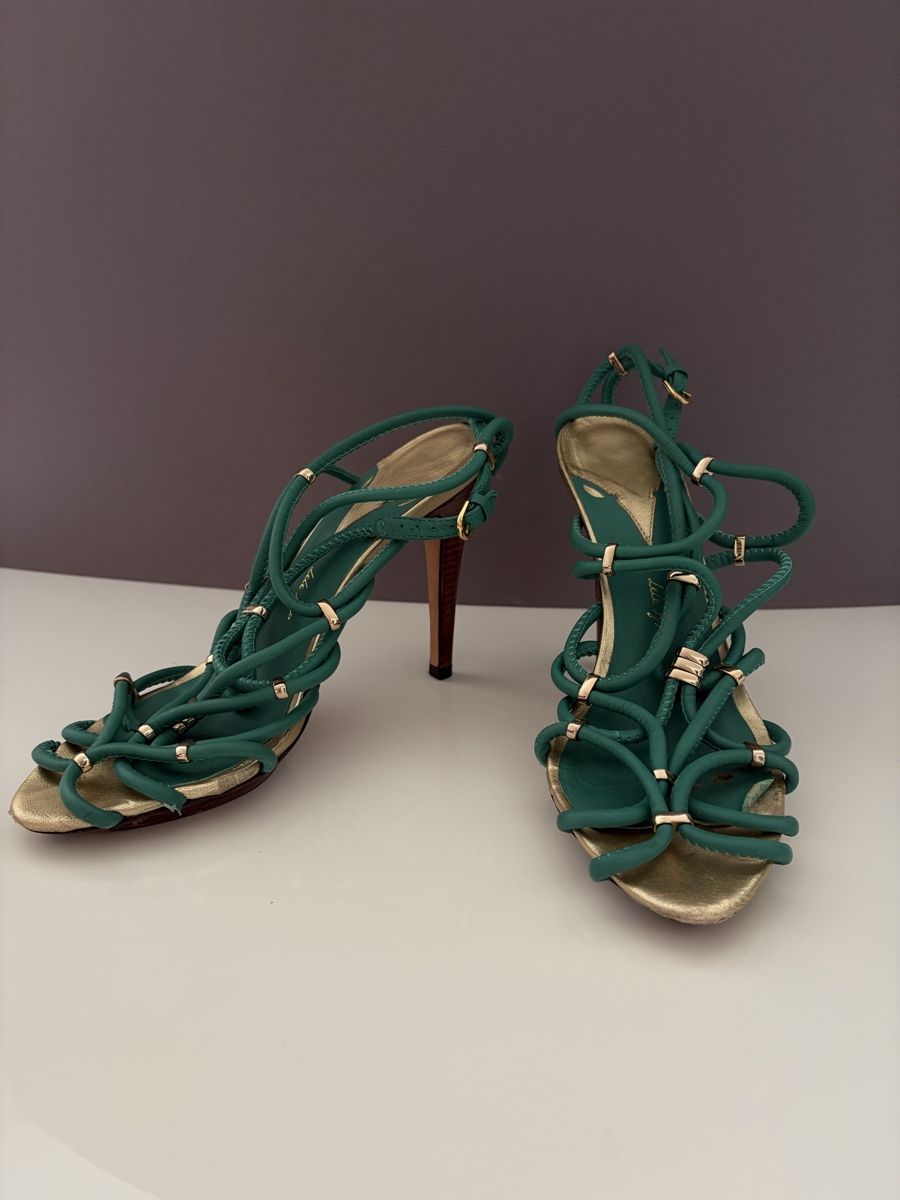 Scarpe da donna: Lele Pyp Sandale Grün 39 – Nuovo (secondo la descrizione) da Zürich venduto da koc_6l5j 1