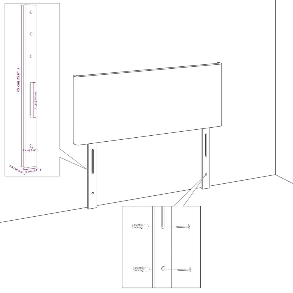 Betten: Tête de lit Gris clair pour lit de 80 a 160cm – Gebraucht aus Bellevue von Memoryman30 7