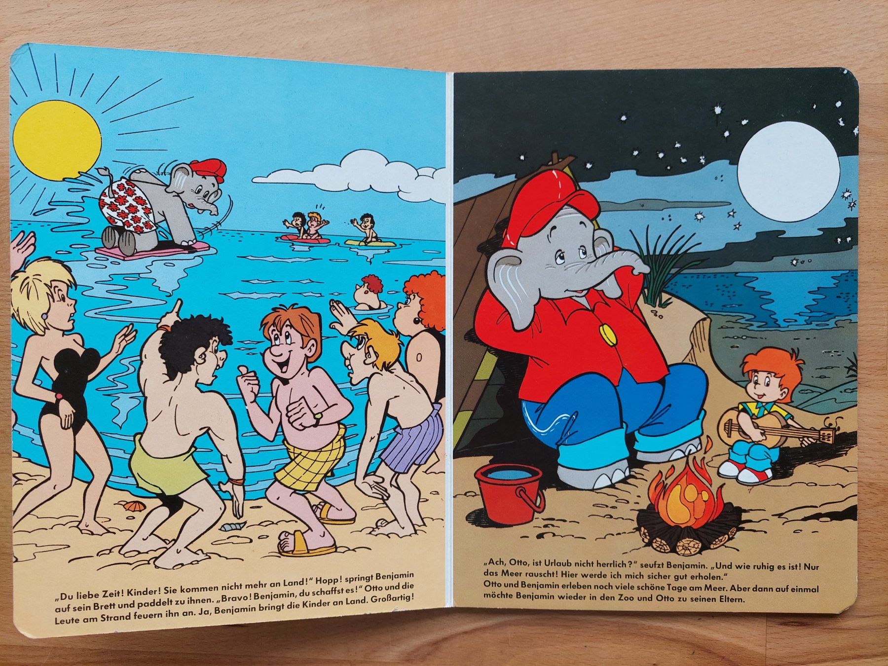 Libri: Mit Benjamin Blümchen unterwegs (1989) - Kartonbuch – Usato da Obfelden venduto da Foto_Bild_Kunst_Buch 4