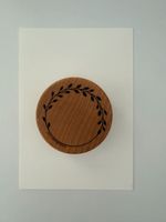 Wooden Stamp Wreath Design