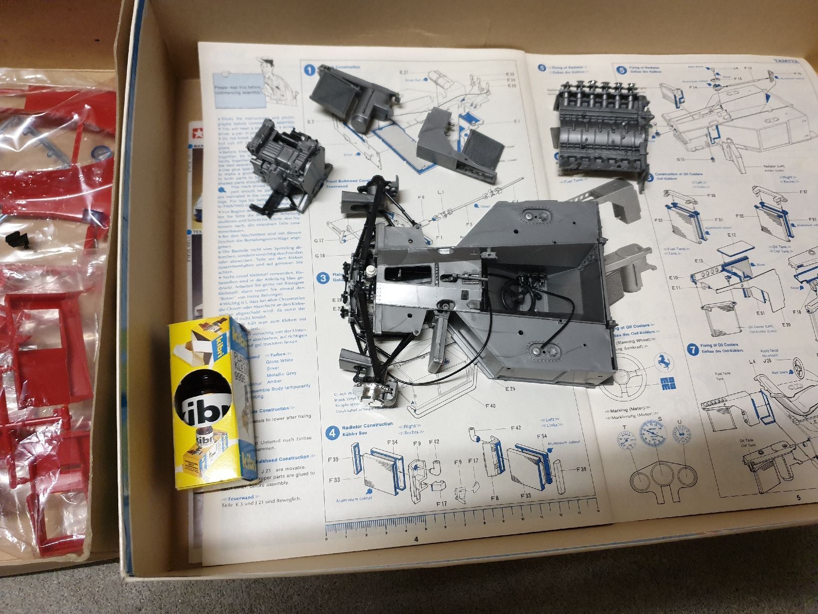 Tamiya Modellautos: Tamiya Ferrari 312T 1:12 Scale Model Kit – Gebraucht aus Ittigen von Ziok187 7