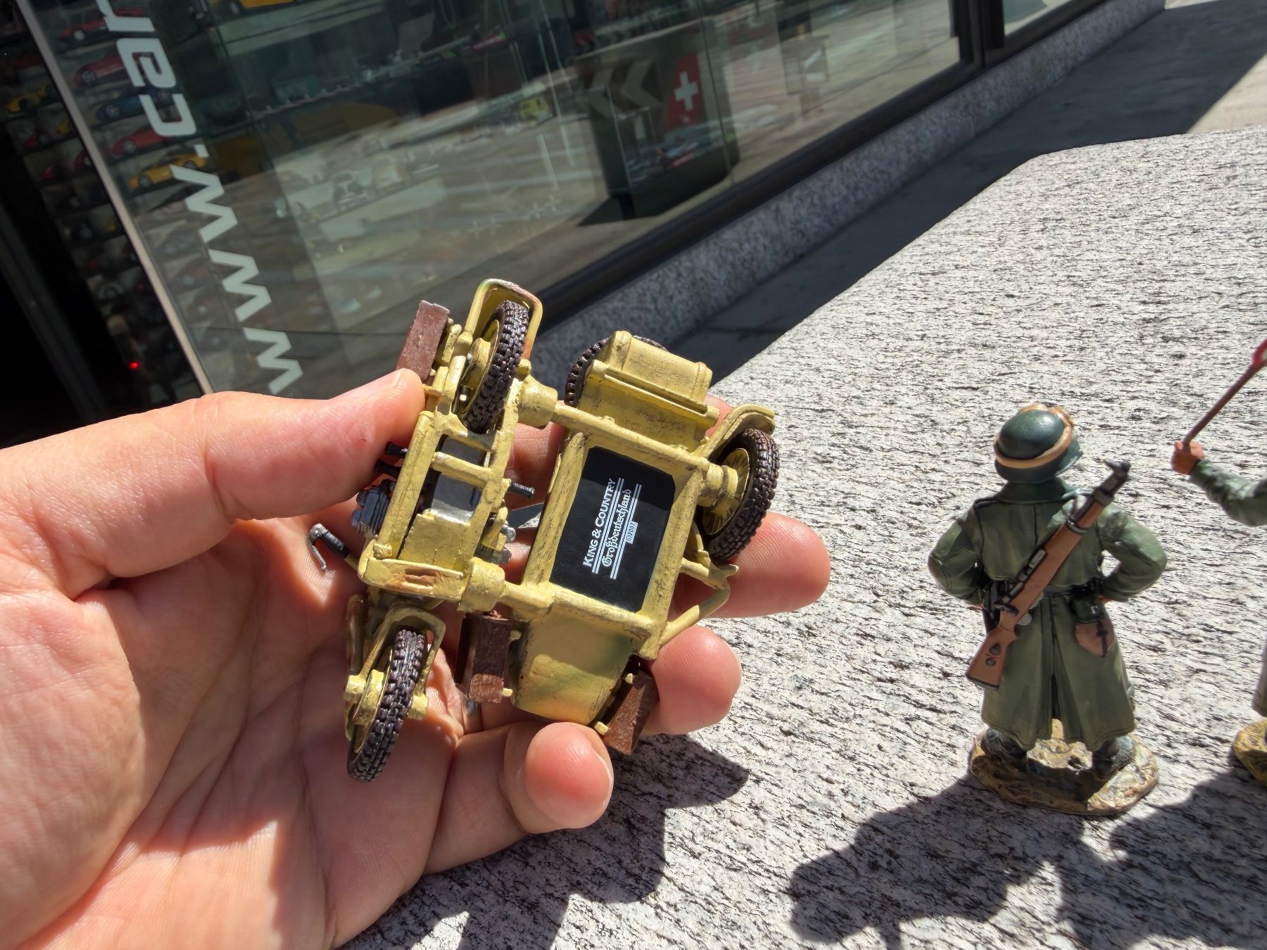 Modellini d'auto: King & Country WAR Germany Sidecar Set – Usato da Chiasso venduto da Carrara-Modellismo 6