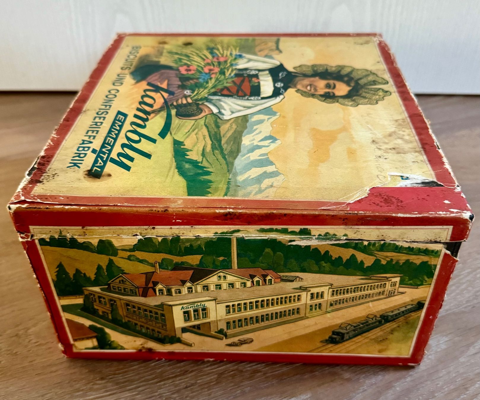 Kambly Barattoli: Alte Blechdose KAMBLY Biscuits – Usato da Rothrist venduto da Luckywinner 3