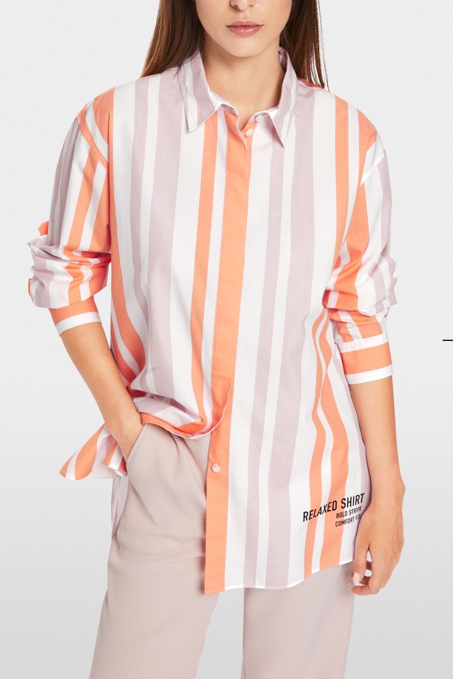 Marc Cain Blusen: Marccain  Bluse Organic Bio  Cotton"Rethink Together" Gr 38 – Neu und originalverpackt aus Volketswil von praxis12