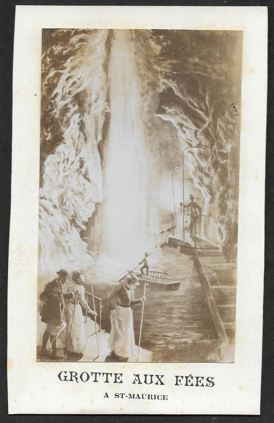 Cartoline postali: St. Maurice Grotte aux Fées – Usato da Olten venduto da clotaldi