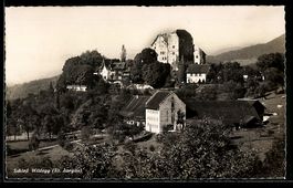 AK Wildegg /Aargau, Blick auf Schloss Wildegg