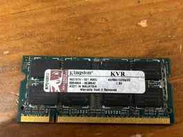 2 GB KVR Kingston DDR