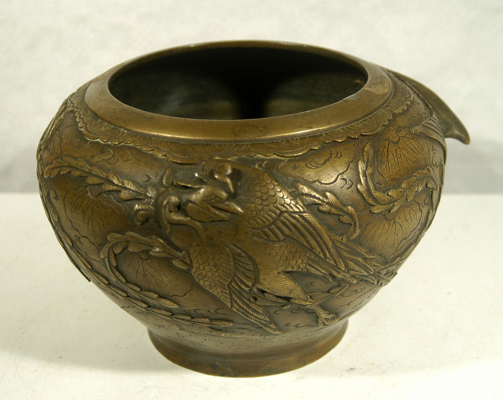 Vasi & Recipienti: Antike asiatische Metallvase – Usato da Herisau venduto da Wisen 3