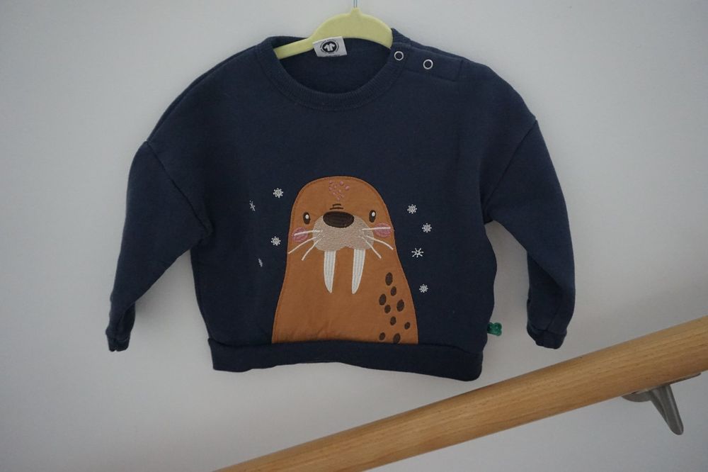 Fred's World Sweatshirt Mit Raupe – Bio, Bunt, Mit Wendeglitzer