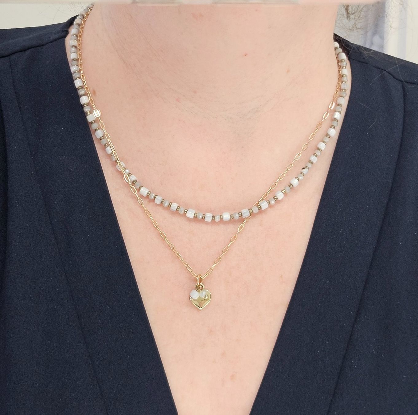 Ketten: Elegante Doppelkette mit Anhänger – Gebraucht aus Bünzen von Milly32