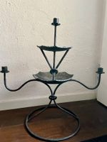 Antiker Kerzenhalter aus Eisen (schwer und stabil)