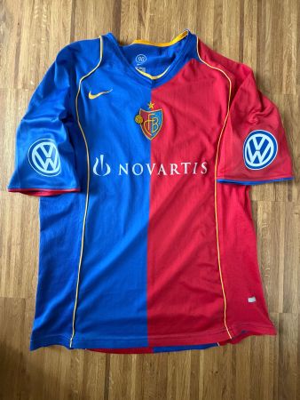 Original FC Basel 2004-2006 Trikot L T90 Nike