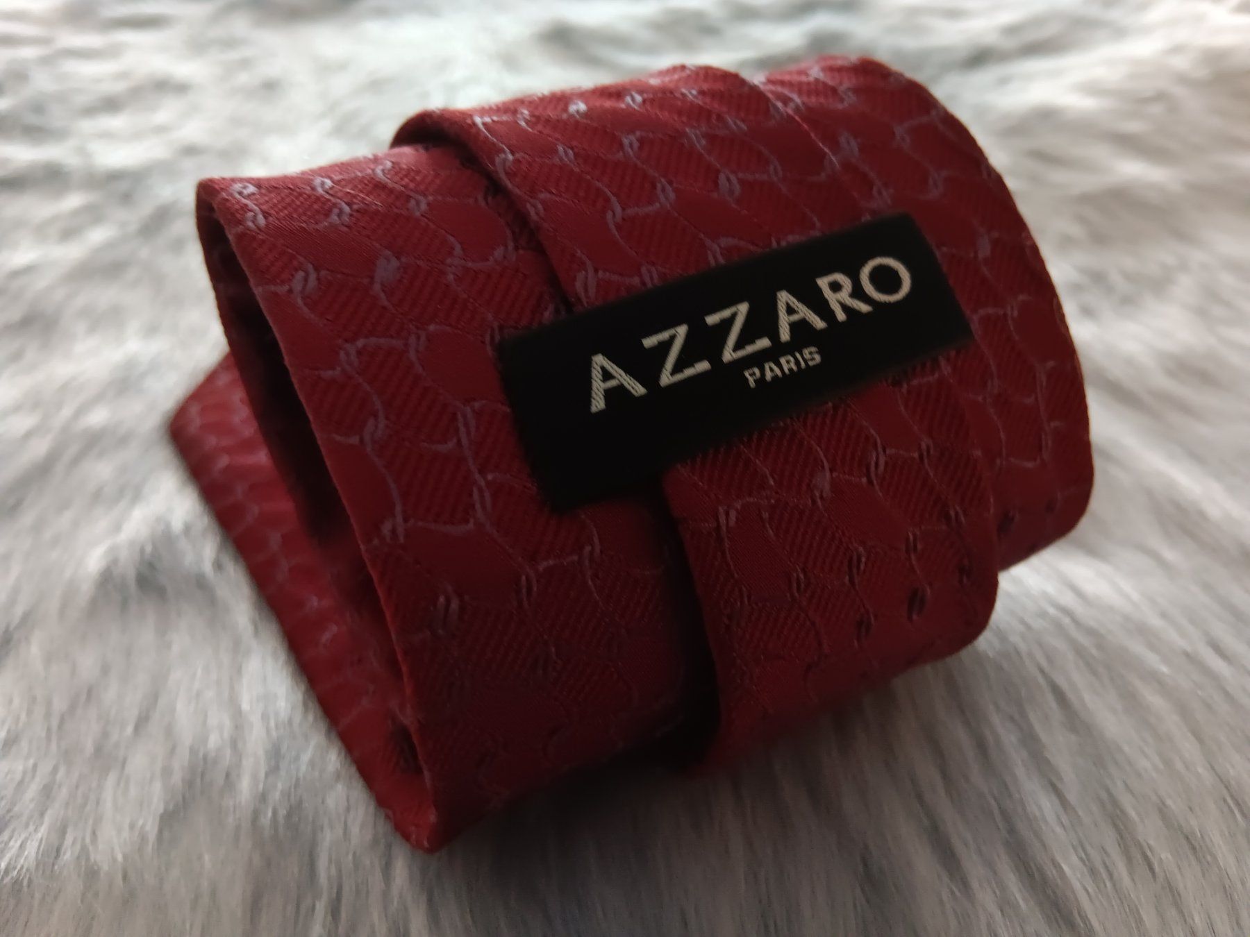 Krawatten: AZZARO Cravate en soie / Seiden Krawatte – Gebraucht aus Cossonay-ville von Super-Price-Quality 3