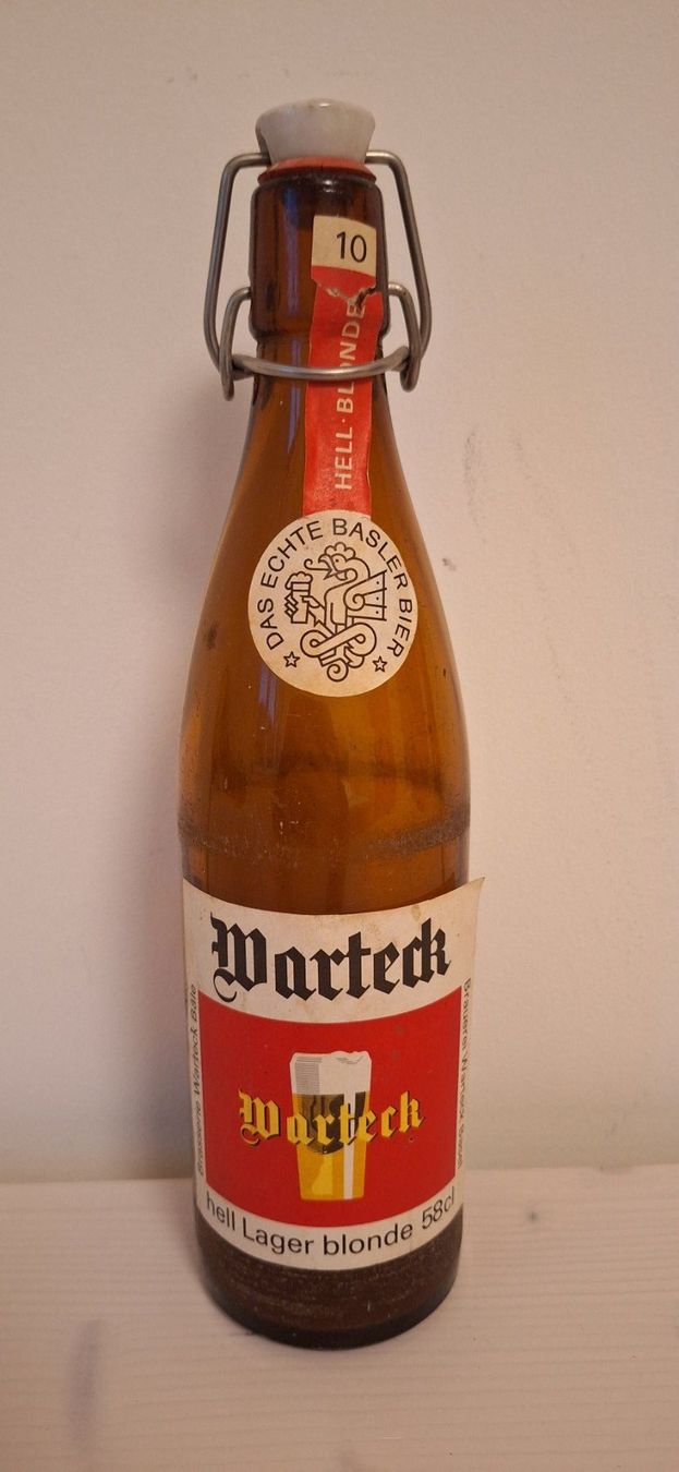 Spirituosen: Alte Bierflasche Brauerei Warteck Basel 1967 – Gebraucht aus Bern von Kustom