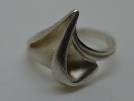 Bague argent 925 mat-poli no 53, 3.7gr