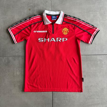 1998/98 Manchester United Solskjaer Vintage Soccer Jersey