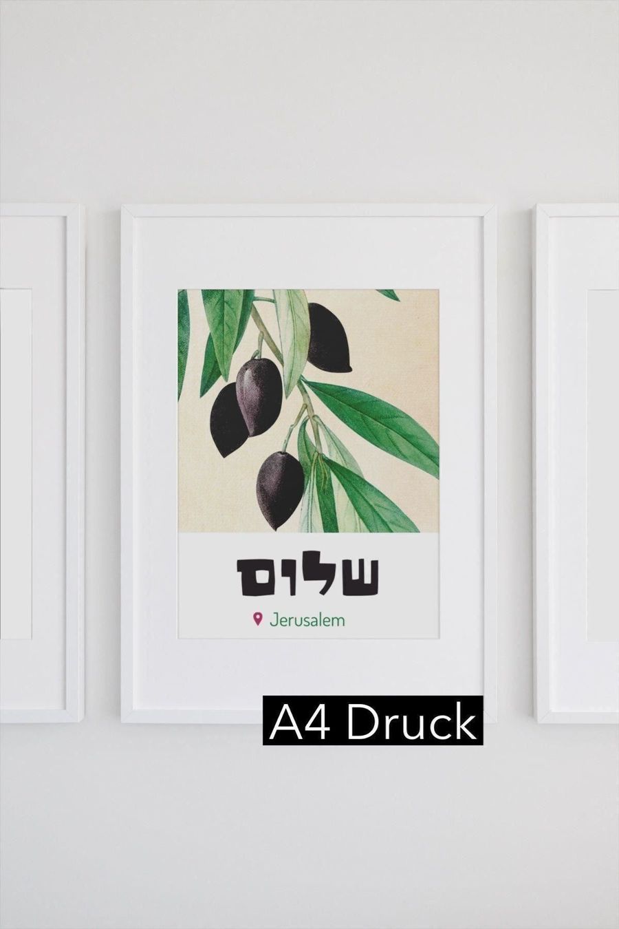 Foto & Immagini: Shalom Jerusalem A4 Druck Israel – Usato da Emmenbrücke venduto da Steipler
