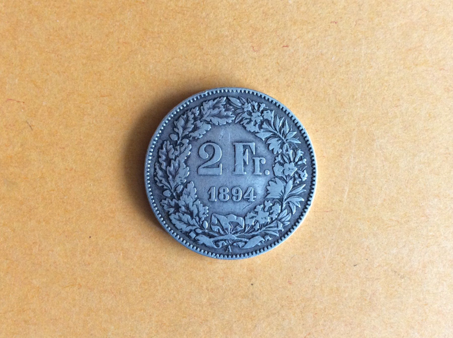 Tutti le monete: 2 francs  1894  Jolie – Usato da Genève venduto da pie_fh2d