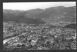 Olten Generalansicht vom Säli Schlössli aus