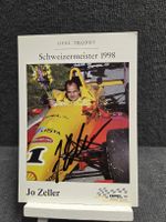 Original Signiert vom Jo Zeller Schweizer Rennfahrer 