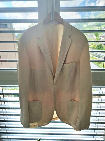 Belvest Blazer 52 Sakko Jacke Leinen Fr 1600 Handgeferti Neu