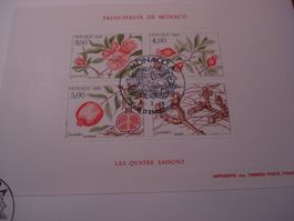 Bogen-FDC Monaco 1990, Historische Postgebäude