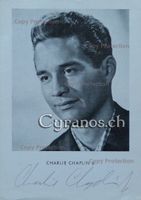 Charles Chaplin junior (1925-1968) Schauspieler - Autogramm