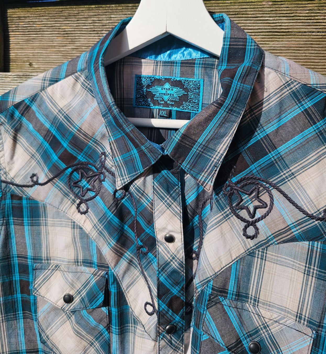 Camicette: Damen Western Kurzarm Bluse – Nuovo (secondo la descrizione) da Fahrweid venduto da V2dream 2