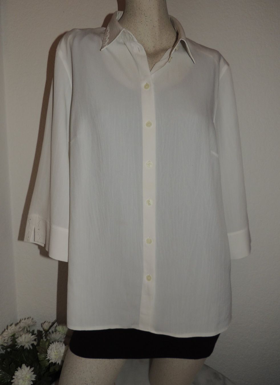 C&A Camicette: SCHÖNE BLUSE "FUNKELNDE ZIRKONE" VISCOSE C&A NEU L – Nuovo (secondo la descrizione) da Au ZH venduto da FashionConsultant 1