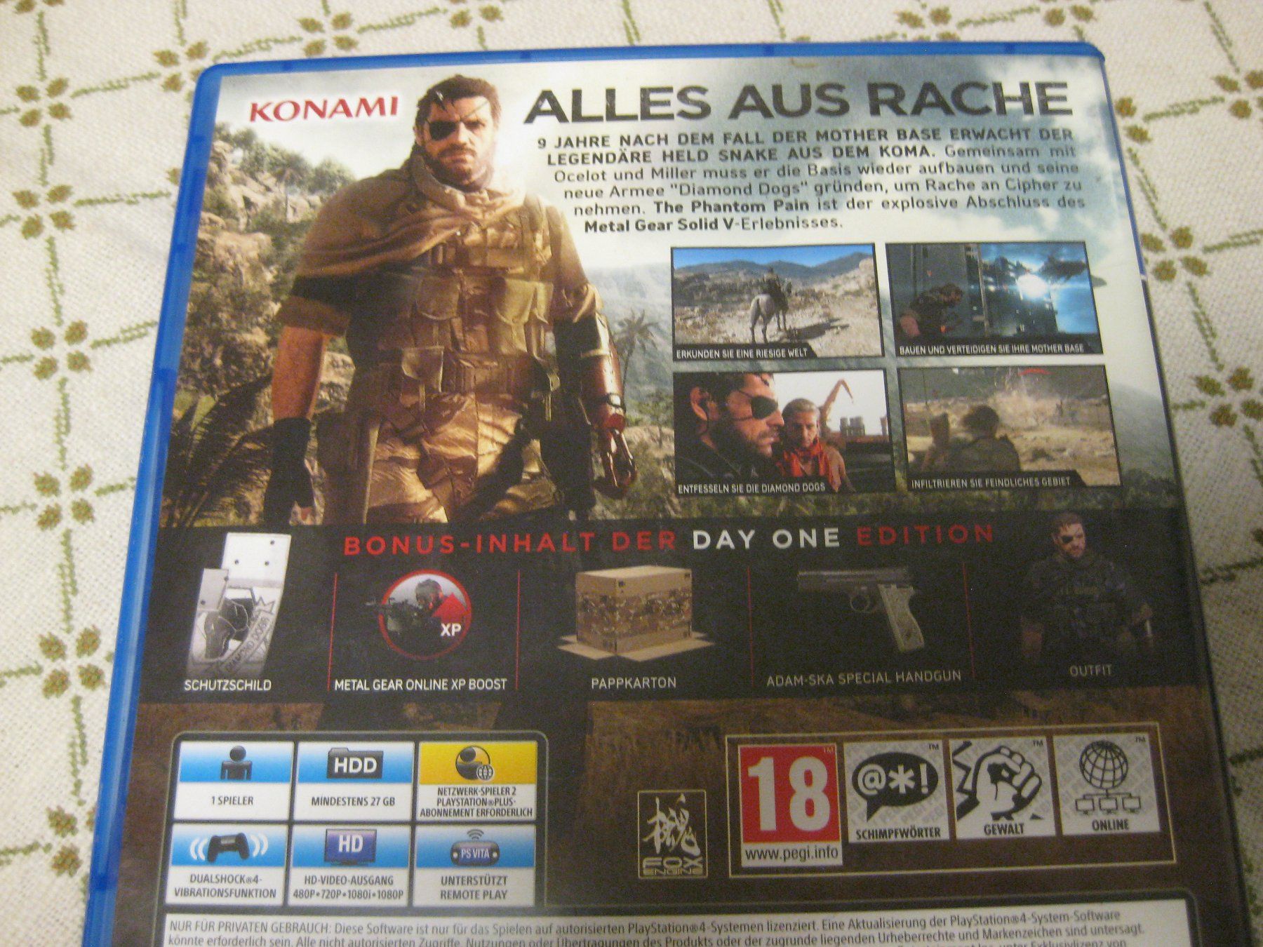 Giochi: PS4 METAL GEAR SOLIDV – Usato da Münchenbuchsee venduto da neuwertig-gespart 3