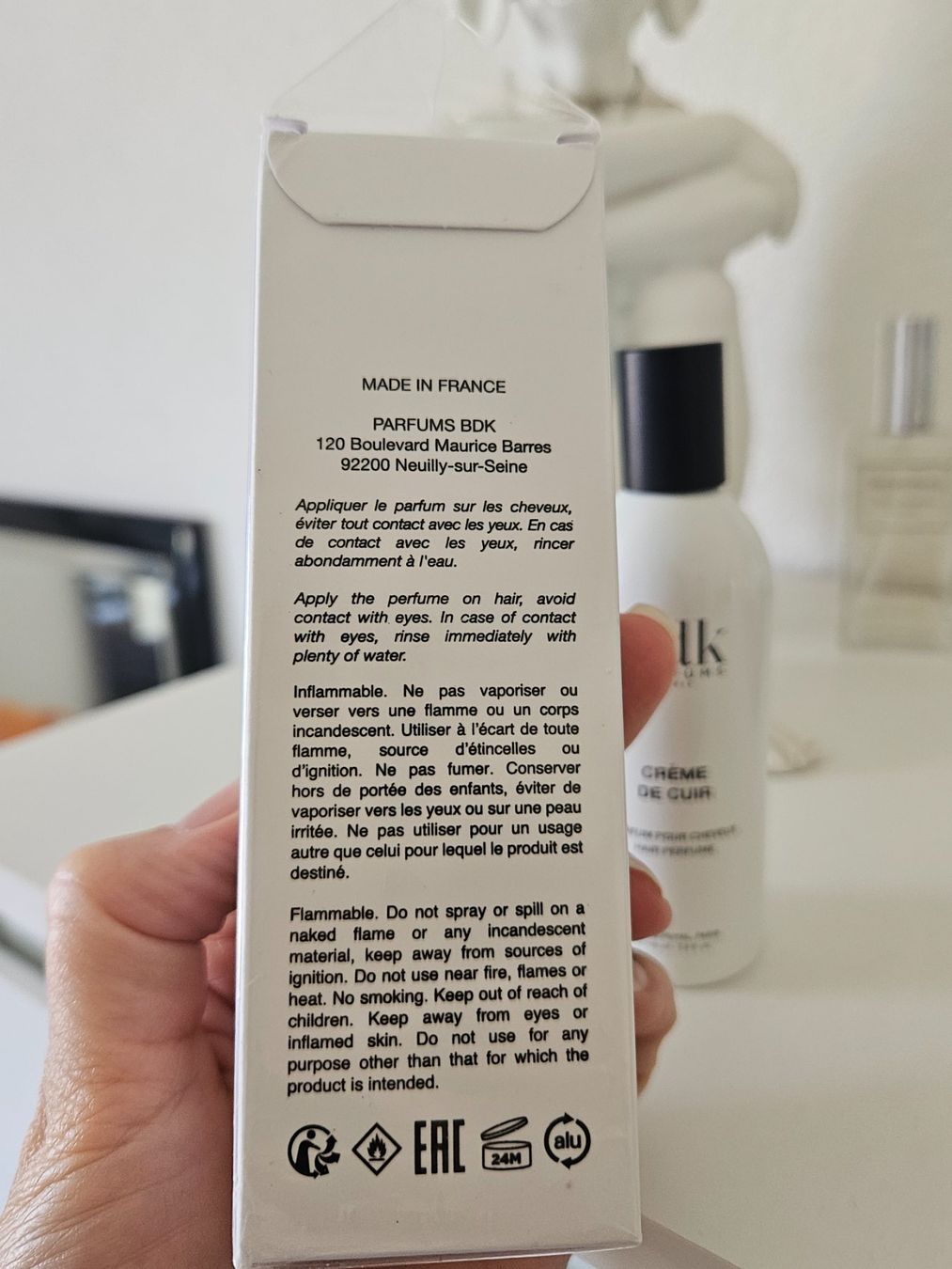 Profumi & Eau de Toilette: BdK Creme de Cuir  Hair mist 100 ml – Usato da Bex venduto da bes_9dyf 1