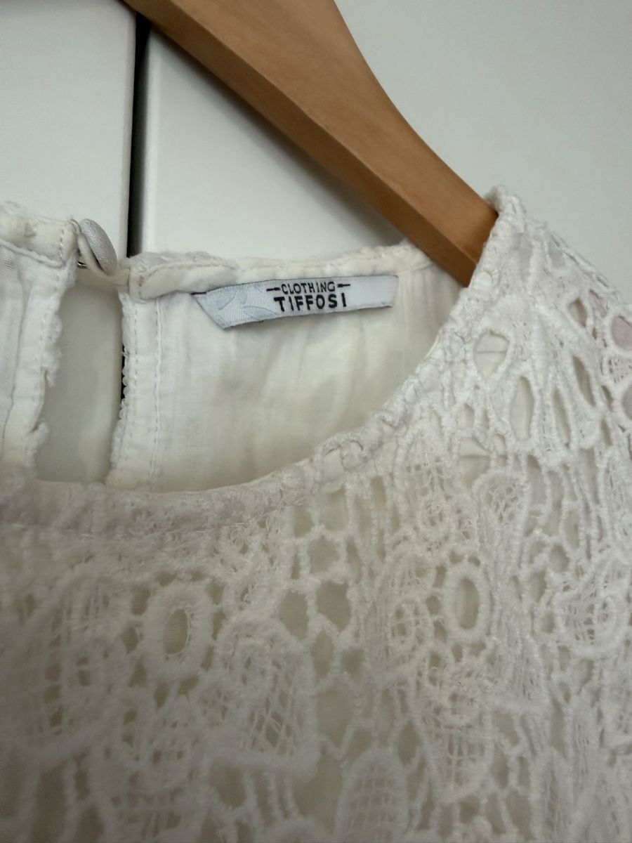 Camicette: Tiffosi white lace top – Usato da Brugg AG venduto da Winter789 1