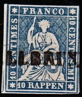 Tous les timbres: 23 C Stabstempel ..LLBRUN... – D'occasion à Basel par Bingis