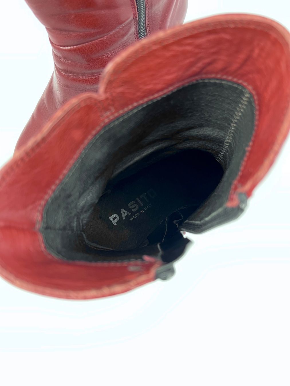 Scarpe da donna: Elegante rote Stiefelette Gr. 37 von Pasito – Usato da Mönchaltorf venduto da Cochenille 5