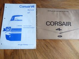 Ford Corsair V4 1965 und 10 Seiten technische Angaben
