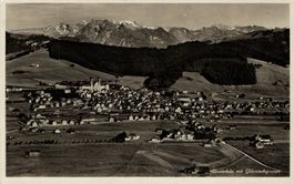 Einsiedeln mit Glärnischgruppe