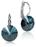 Ohrringe versilbert Primero Crystals 14 mm