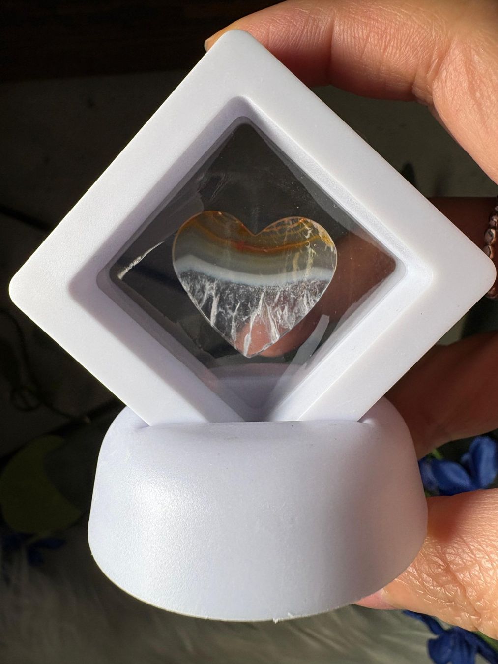 Minéraux & Lithothérapie: Iris Achat Stein -  Iris agate – Neuf avec emballage d'origine à Neuheim par m.hald 6
