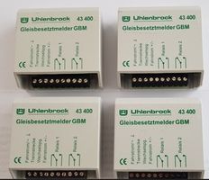 Set mit 4 Uhlenbrock GBM Gleisbesetztmelder 43 400