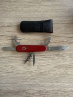 Offiziersmesser Victorinox rot mit Etui guter Zustand