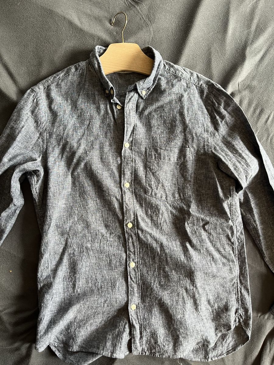 H&M Hemden: Leinenhemd grau Gr. M, Marke H&M – Neu (gemäss Beschreibung) aus Bonaduz von The_flash_1893 3