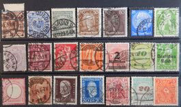 Deutsches Reich Lot mit alten Werten IV