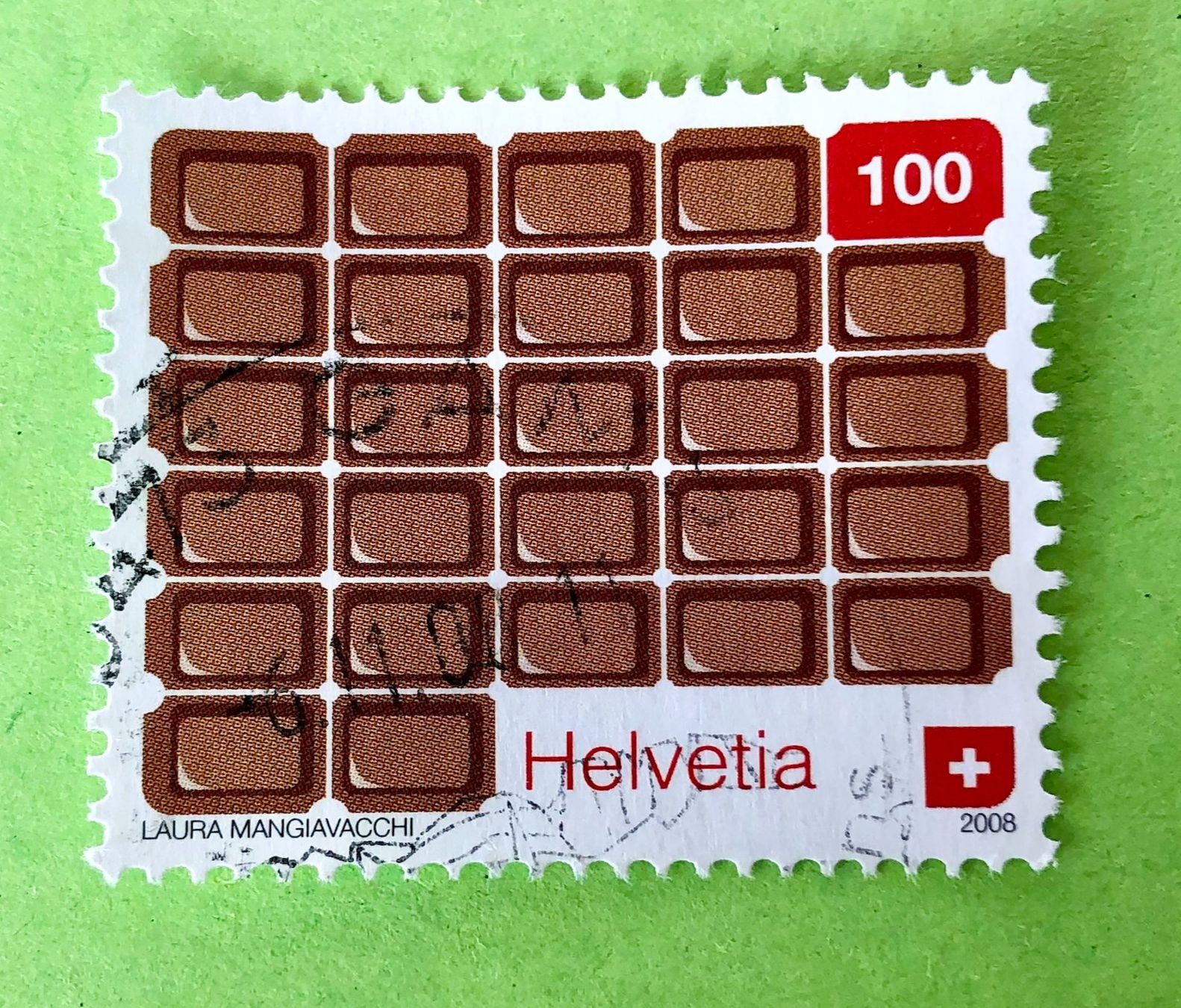 Tutti i francobolli: Nr.1285 Schokolade GESTEMPELT    – Usato da Aarau venduto da Billa007