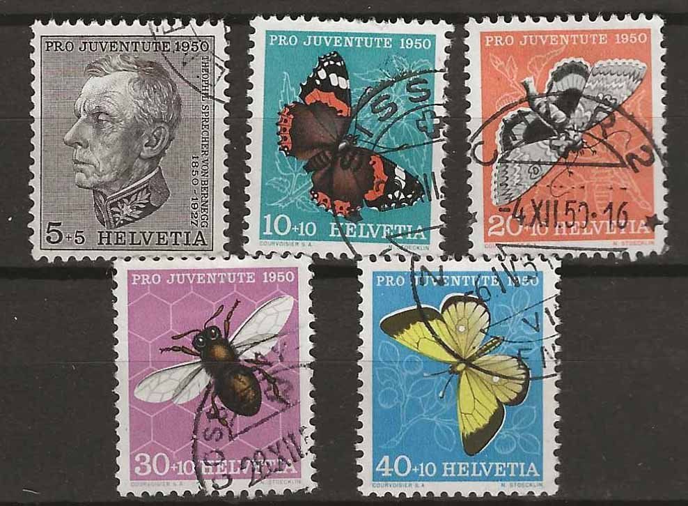 Tutti i francobolli: PJ050 - Pro Juventute 1950 obl. – Usato da Trélex venduto da Phil_Albert