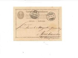 Postkarte Neuhausen SH  1874