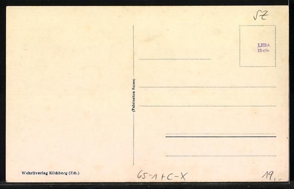 Ansichtskarten: AK Lachen, Bahnhof und Postgebäude – Gebraucht aus Berlin von bartko-reher 1