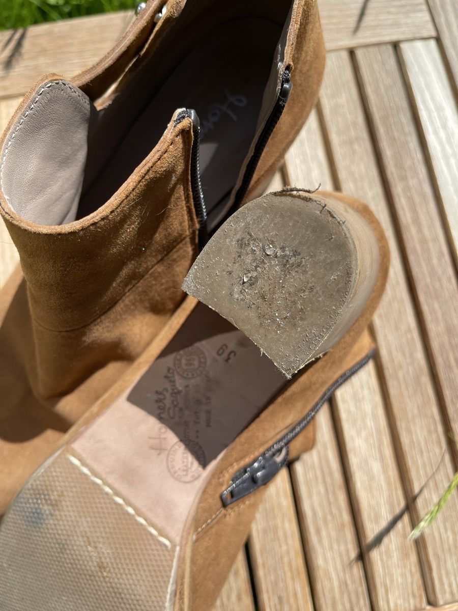 Scarpe da donna: Homers Stiefeletten Grösse 39 Rauleder – Usato da Basel venduto da Ritzibitzi 2