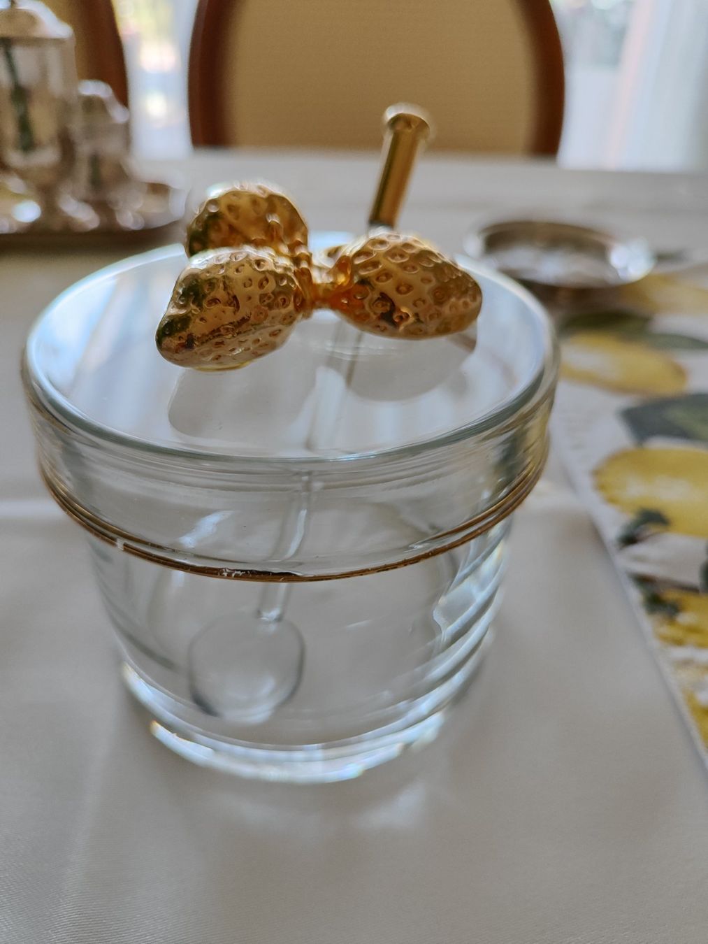 Gläser: 2 Marmalade Glas mit löffel – Neu (gemäss Beschreibung) aus Langnau am Albis von Judithsebi 1